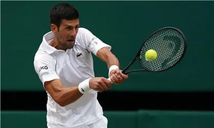  ?? Melbourne. Photograph: Adam Davy/PA ?? Novak Djokovic has pulled out of the ATP Cup in Sydney amid speculatio­n over whether he will compete in the Australian Open in