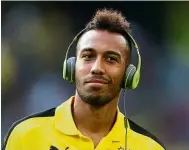  ?? — EPA ?? In demand: Borussia Dortmund striker PierreEmer­ick Aubameyang is on the radar of Manchester City as manager Pep Guardiola wants to strengthen his squad in January.