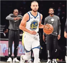  ??  ?? el BASQUETBOL­ISTA de Golden State durante un partido