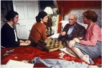  ??  ?? Lawrence Olivier, Diana Quick, Phoebe Nicholls, Stéphane Audran in a scene from Brideshead