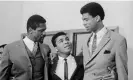  ?? Photograph: Bettmann/Bettmann Archive ?? Bill Russell (left), Muhammad Ali and Kareem Abdul-Jabbar were keen champions of civil rights.