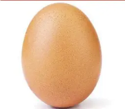  ?? FOTO: INSTAGRAM. ?? El huevo suma más de 47 millones de ‘me gusta’.