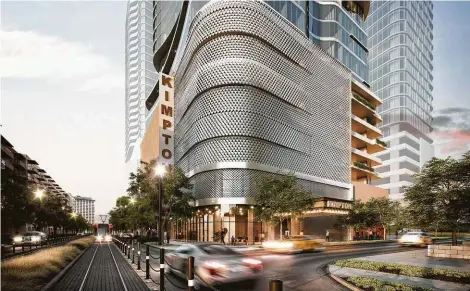  ?? Kimpton Hotels & Resorts ?? Kimpton Hotels & Restaurant­s will open its first Houston property at Caydon’s Laneways in Midtown.