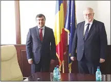  ?? KUNA photo ?? Kuwaiti Ambassador to Romania Talal Al-Hajri meets with Romanian Minister of Energy Anton Anton.