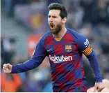  ?? FE ?? Lionel Messi busca su gol 700.