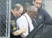  ?? MATT SLOCUM — THE ASSOCIATED PRESS ?? Bill Cosby departs after his sentencing hearing Tuesday at the Montgomery County Courthouse in Norristown, Pa.