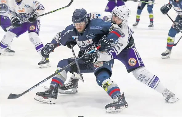  ?? ?? Forward Alexandre Ranger says Dundee Stars must “keep the fire in our eyes”.