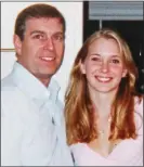  ?? ?? DISPUTED: A photo of Prince Andrew with Ms Roberts that he claims is faked