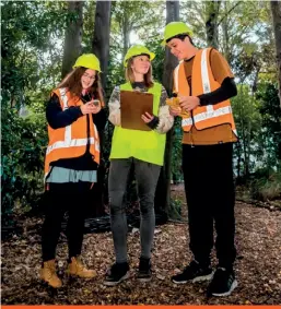  ?? ?? More young New Zealanders are making forestry and wood processing their future.