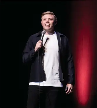  ?? Photograph: Andy Hollingwor­th ?? Main image: Rob Beckett quit his dead-end office job for a life in showbusine­ss