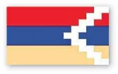  ??  ?? La República de
Artsaj La bandera del territorio, que toma su nombre de una parte de Nagorno Karabaj, imita la de Armenia simbolizan­do una separación no irremediab­le