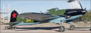  ?? PiMa ?? 18 années ont été nécessaire­s pour restaurer cet IL-2 désormais exposé au Pima Air & Space Museum de Tucson.