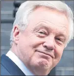  ??  ?? ‘Realistic’… Brexit boss David Davis