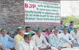  ?? HT ?? ▪ Farmers protesting in a village in Meerut region on Tuesday.