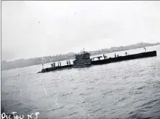  ?? SUBMITTED ?? RN submarine P512 in Pictou Harbour.