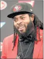  ?? KARL MONDON — STAFF ?? Richard Sherman has brought drive and a winning attitude to the 49ers.