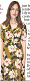  ??  ?? Statement design: Orla Kiely in her Covent Garden shop. Right, fan Alexa Chung