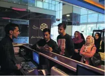  ??  ?? Tickets cost six times the price of other cinemas in Kabul, making it unaffordab­le for most, but provides a sense of security for its clients.