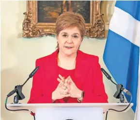  ?? ?? End of an era
Nicola Sturgeon resigning as First Minister will be a ‘huge loss’