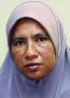  ?? Asma Aziz ?? Perasaan saya bercampur-aduk sekarang, harap akan ada berita gembira dari mahkamah selepas ini”