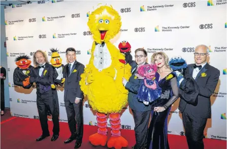  ?? REUTERS ?? Muppets from Sesame Street, including Big Bird, arrive for the 42nd Annual Kennedy Awards Honours in Washington, U.S., in December 2019.