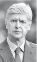  ??  ?? WENGER