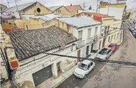  ??  ?? Vista de la calle Joaquín Sama, en el Casco Antiguo.