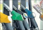  ?? AP ?? In April, oil marketing companies hiked fuel prices by a cumulative ₹3.6 per litre after the surge in crude oil prices.