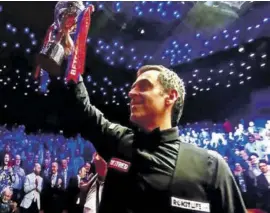  ?? ?? Ronnie O'Sullivan won the World Snooker Championsh­ip for the seventh time Photo: Twitter@ronnieo147