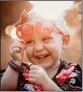  ?? Courtesy of Corinna Schutz Photograph­y ?? Tinnley Reese Harmon, a 2-year-old who passed away in October 2018 after a nearly yearlong battle with acute myeloid leukemia.