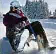  ?? Foto: Matthias Becker ?? Helm und gute Schuhe sind beim Rodeln zu empfehlen.