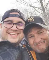  ?? FACEBOOK-JUSTICE FOR JAKE AND MORRIS/VIA THE CANADIAN PRESS ?? Jake Sansom and his uncle Morris Cardinal were shot and killed back in March while hunting moose together.