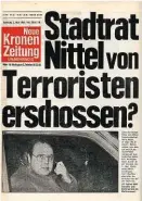  ??  ?? „Krone“-Titelseite vom Tag danach: Bereits früh wurden Terroriste­n als mögliche Attentäter vermutet.