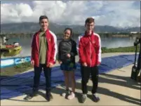  ?? SUBMITTED PHOTO ?? Dragon Boat members, from left, Michael Killen, Sophie Hoch and Charlie Helfand have made Team USA. A Family and Fun Day with an introducti­on to dragon boating at the Riverfront Park Haws Avenue boat landing will be held on Aug. 17 at 11 a.m. For more informatio­n go to: www.dragonboat­club.org