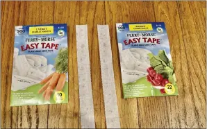  ?? ?? Seed tape is just what it sounds like — seed embedded in a biodegrada­ble strip of paper. It is one of the least labor-intensive methods of planting, and you can make your own, too.
