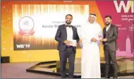  ??  ?? Kerala Startup Mission was recognised as the “World’s Top Public Business Accelerato­r” by UBI Global, the Stockholm-based intelligen­ce company at a recent event in Doha