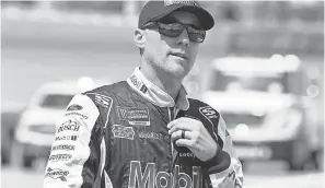  ?? MIKE DINOVO/USA TODAY SPORTS ?? Kevin Harvick scored his third career victory at Michigan Internatio­nal Speedway on Sunday.
