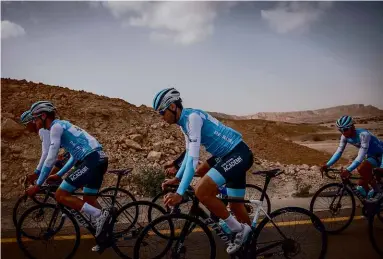  ??  ?? Left: For Israeli cyclists, this climb to Bar Bahar is iconic. Being just outside of Jerusalem, the 500m ascent is a regular for weekend riders