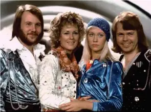  ?? POLFOTO ?? ABBA, da de vandt det europaeisk­e Melodi Grand Prix for 47 år siden med ’Waterloo’.