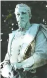  ?? STAFF FILE PHOTO ?? A statue of Confederat­e general Alexander P. Stewart has been standing on the Hamilton County Courthouse lawn since the Daughters of the Confederac­y placed the bust of him in 1919.