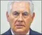  ?? AFP ?? Rex Tillerson