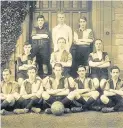  ??  ?? Football team 1914