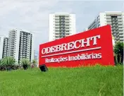  ??  ?? Fachada de la multinacio­nal brasilera Odebrecht