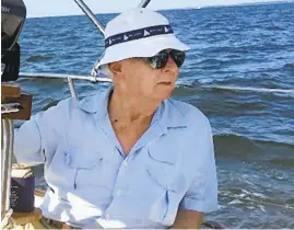  ?? COURTESY PHOTO ?? Fred Hecklinger, a legendary figure within the Annapolis sailing community and one of the founders of the Eastport Yacht Club, died Friday night after battling the aftereffec­ts of a severe heart attack for five years. He was 84.