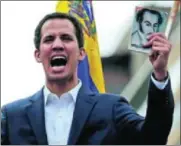  ?? / REUTERS ?? Juan Guaidó, en una calle de Caracas.