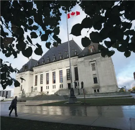  ?? SEAN KILPATRICK / THE CANADIAN PRESS FILES ?? The Supreme Court of Canada says a Jehovah’s Witness who was expelled from his Calgary congregati­on cannot take his case to the courts for redress, affirming the right of churches to choose members.