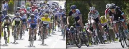  ?? (Photos Sébastien Botella) ?? Une centaine de cyclistes a participé hier au e Grand Prix FSGT de Valbonne Sophia-Antipolis.