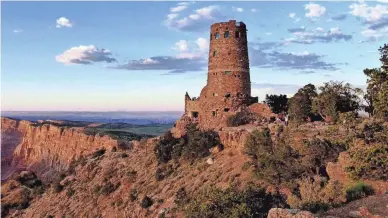  ?? ROGER NAYLOR/SPECIAL FOR THE REPUBLIC ?? The Desert View Watchtower was originally built in 1932 by architect Mary Colter, in collaborat­ion with Hopi artisans.