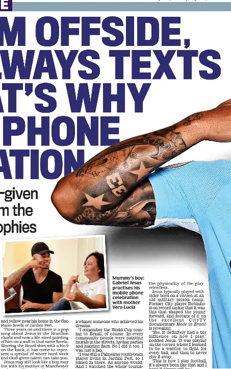 When I M Offside Mum Always Texts Me That S Why I Do My Phone Celebration Pressreader