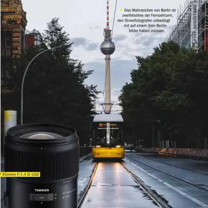  ??  ?? >>
Das Wahrzeiche­n von Berlin ist zweifelsoh­ne der Fernsehtur­m, den Streetfoto­grafen unbedingt mit auf einem ihrer Berlinbild­er haben müssen.